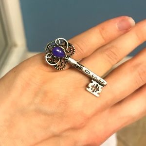 Color changing Key mood ring (double finger)